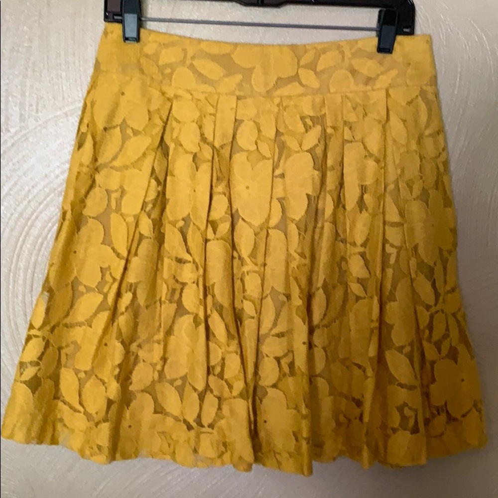 Loft lace overlay skirt